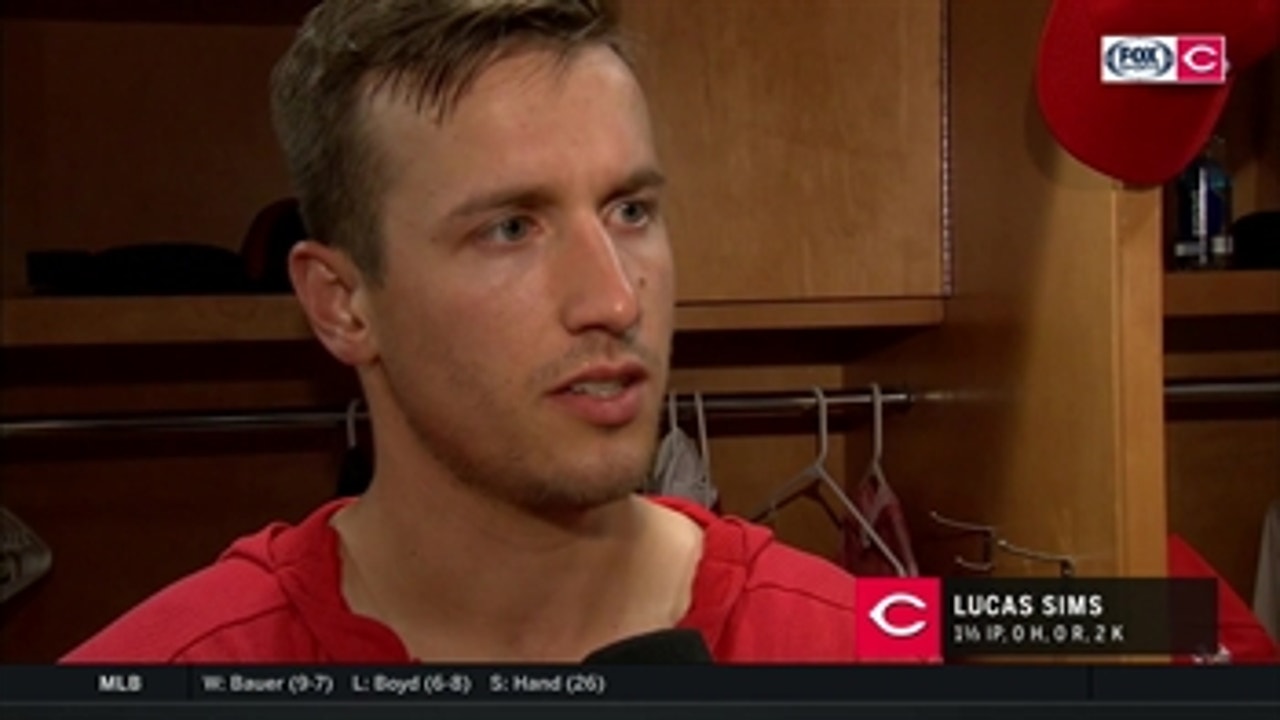 Lucas Sims feels he belongs with Reds and wants to help however he can