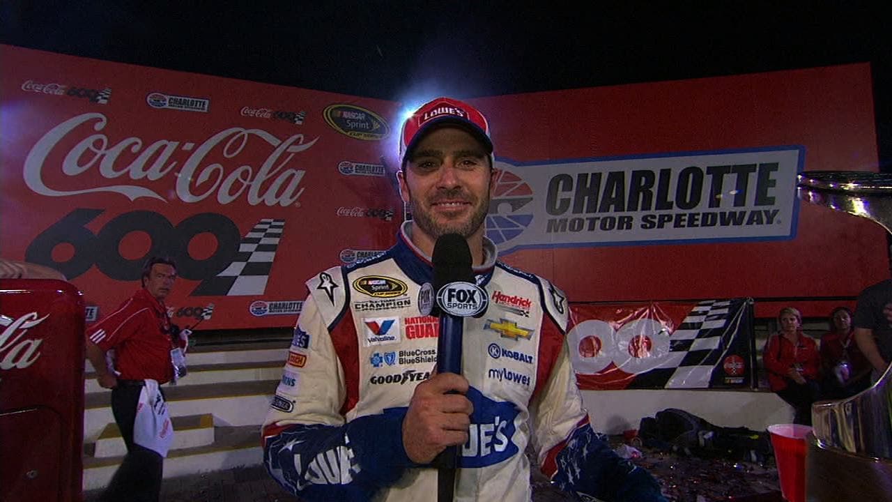 NASCAR Victory Lane: Jimmie Johnson - Charlotte 2014