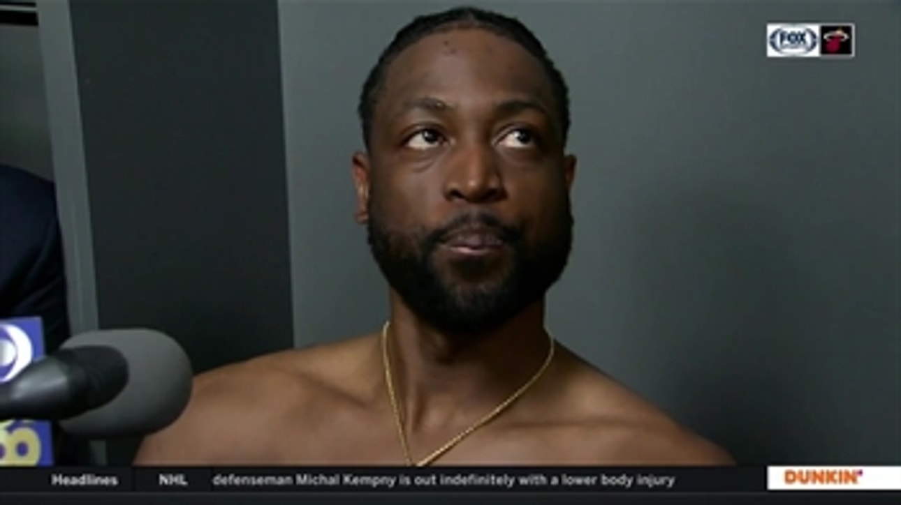 Dwyane Wade on Milwaukee's One Last Dance tribute, loss to the Bucks