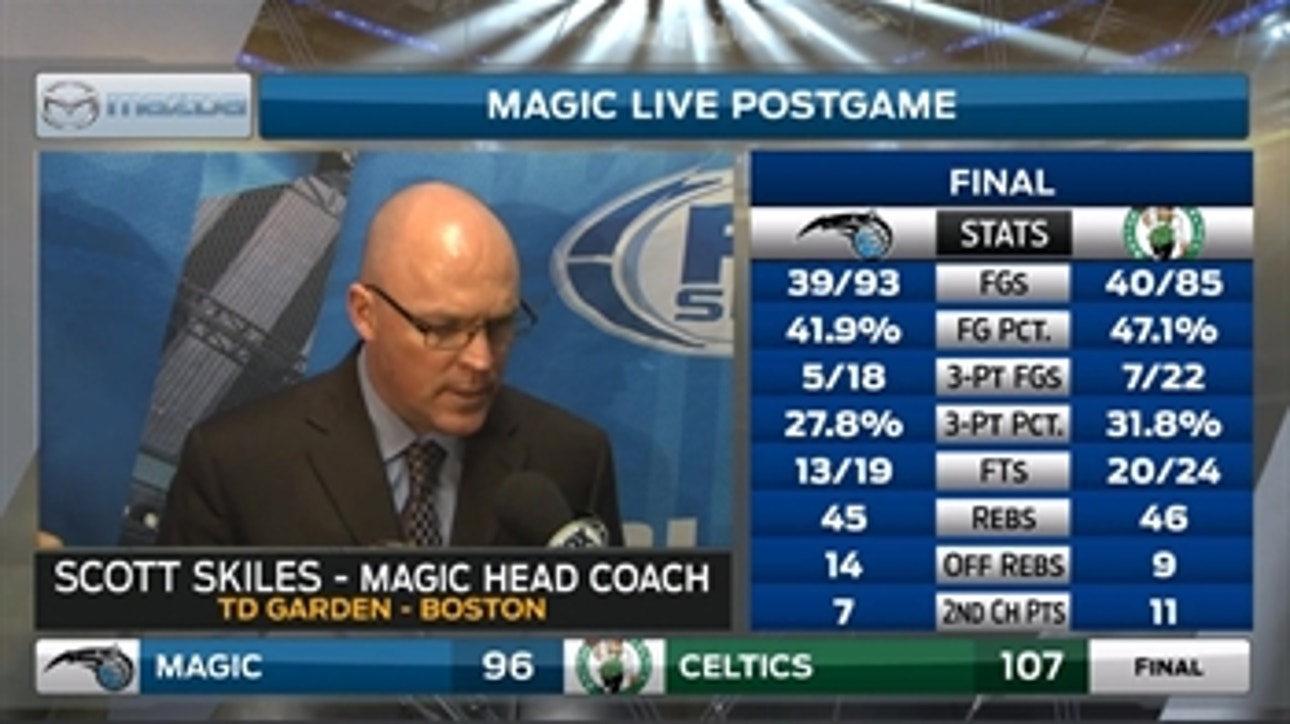 Magic's Scott Skiles: 'They made the plays and we didn't'
