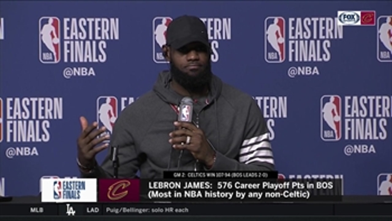 Down 0-2, LeBron James doesn't expect to lose any sleep