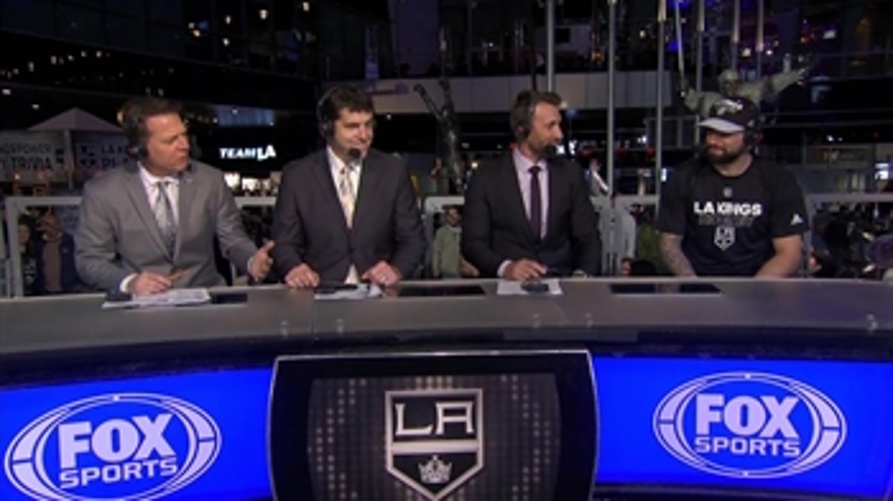 LA Kings Live: Nate Thompson 'I think we wanted to limit their chances off the rush.'