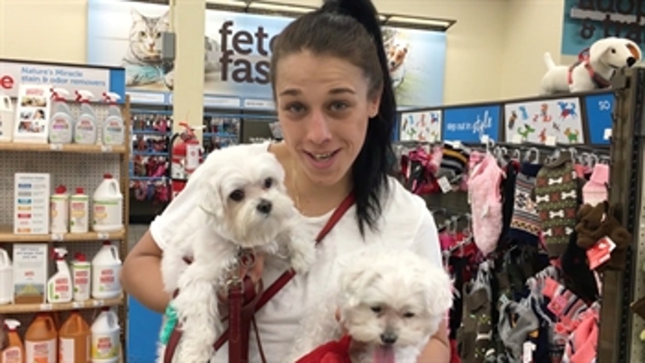 Joanna Jedrzejczyk goes shopping with her dogs ' PROCast