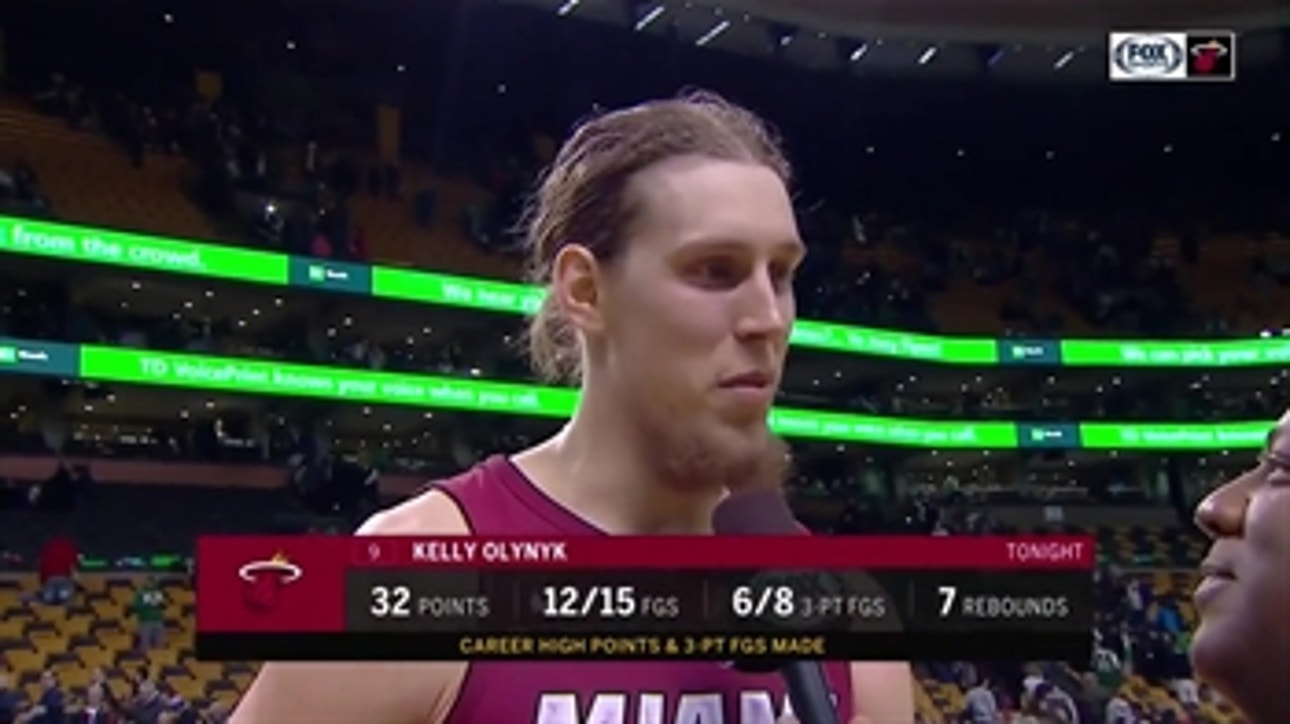Kelly Olynyk joins the Winner's Circle to discuss his big game in Boston