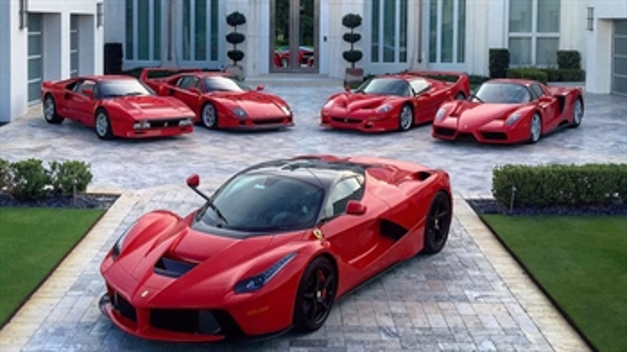 Ian Poulter owns a lot of Ferraris