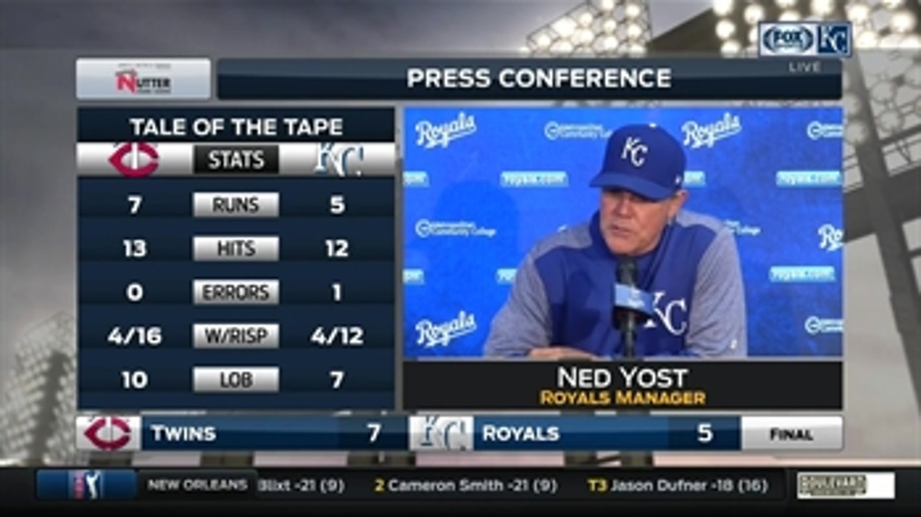 Ned Yost on Miguel Sano: 'You make a mistake and he's gonna hit it hard'
