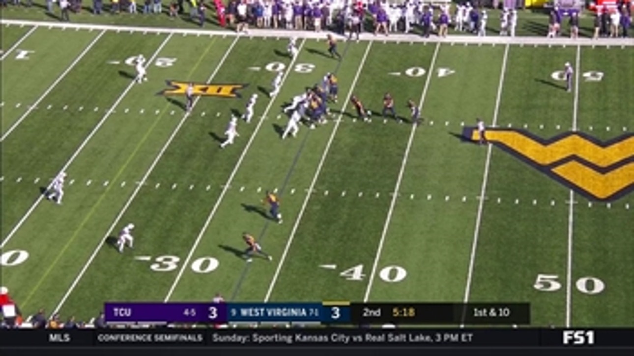HIGHLIGHTS: Kennedy McKoy rushes for 33-yard WVU TOUCHDOWN