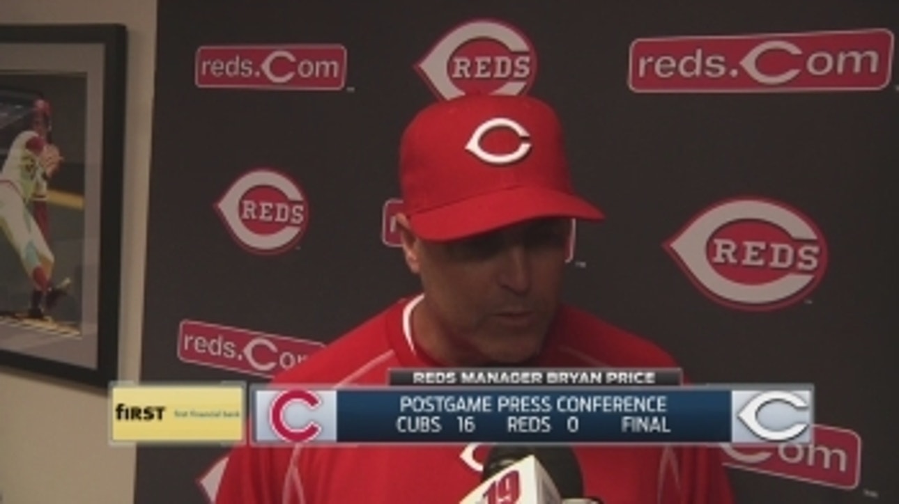 Reds' Price on what gave Arrieta shot at no-hitter
