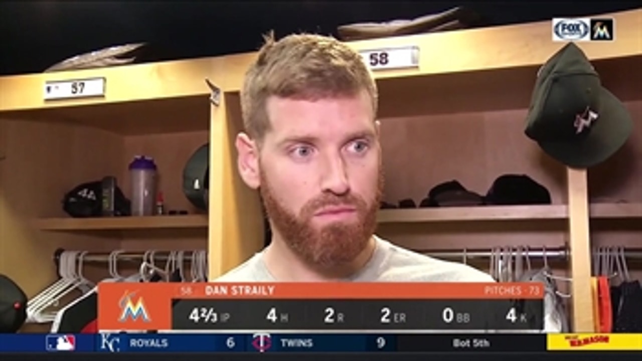 Dan Straily discusses oblique strain that forced him to leave game