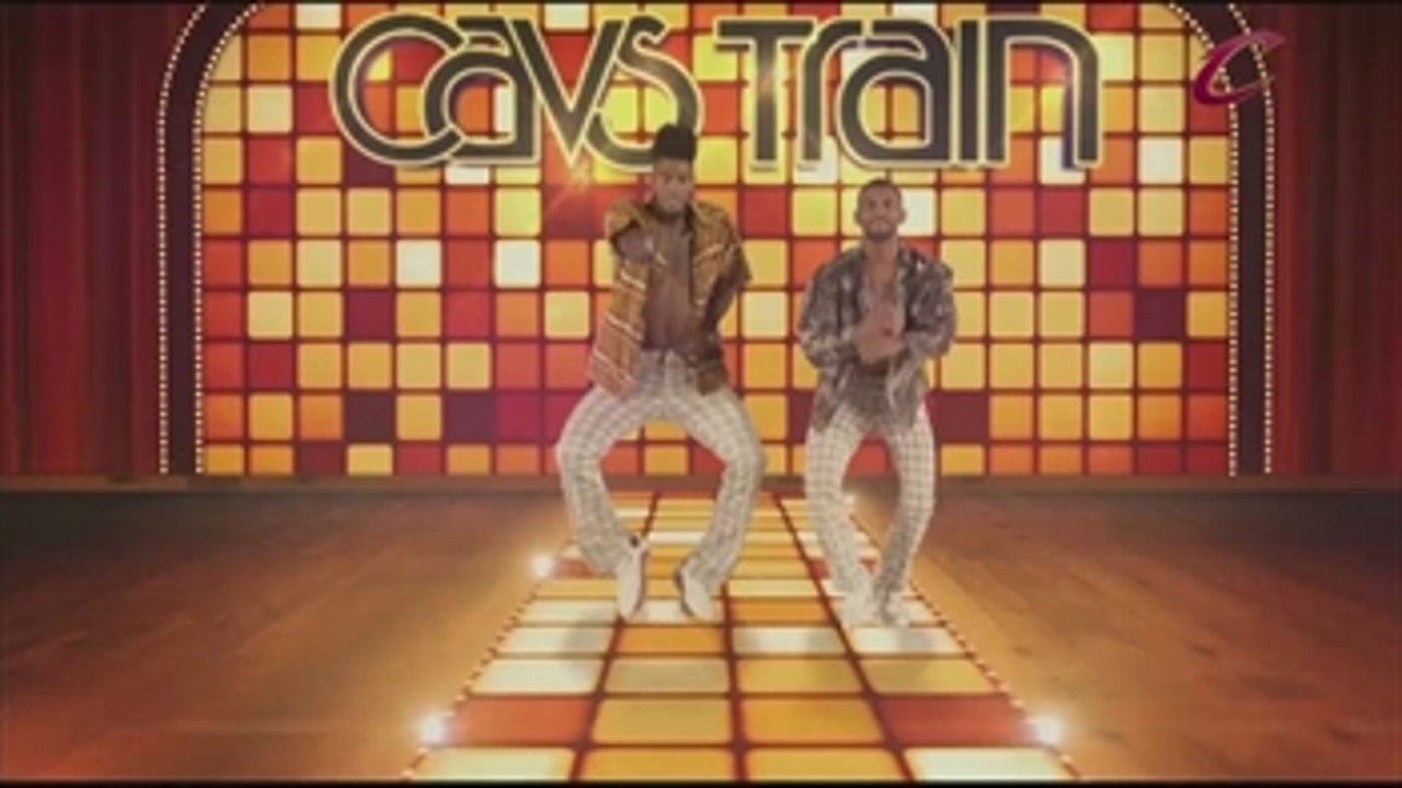 The Cleveland Cavaliers brought back the Soul Train line
