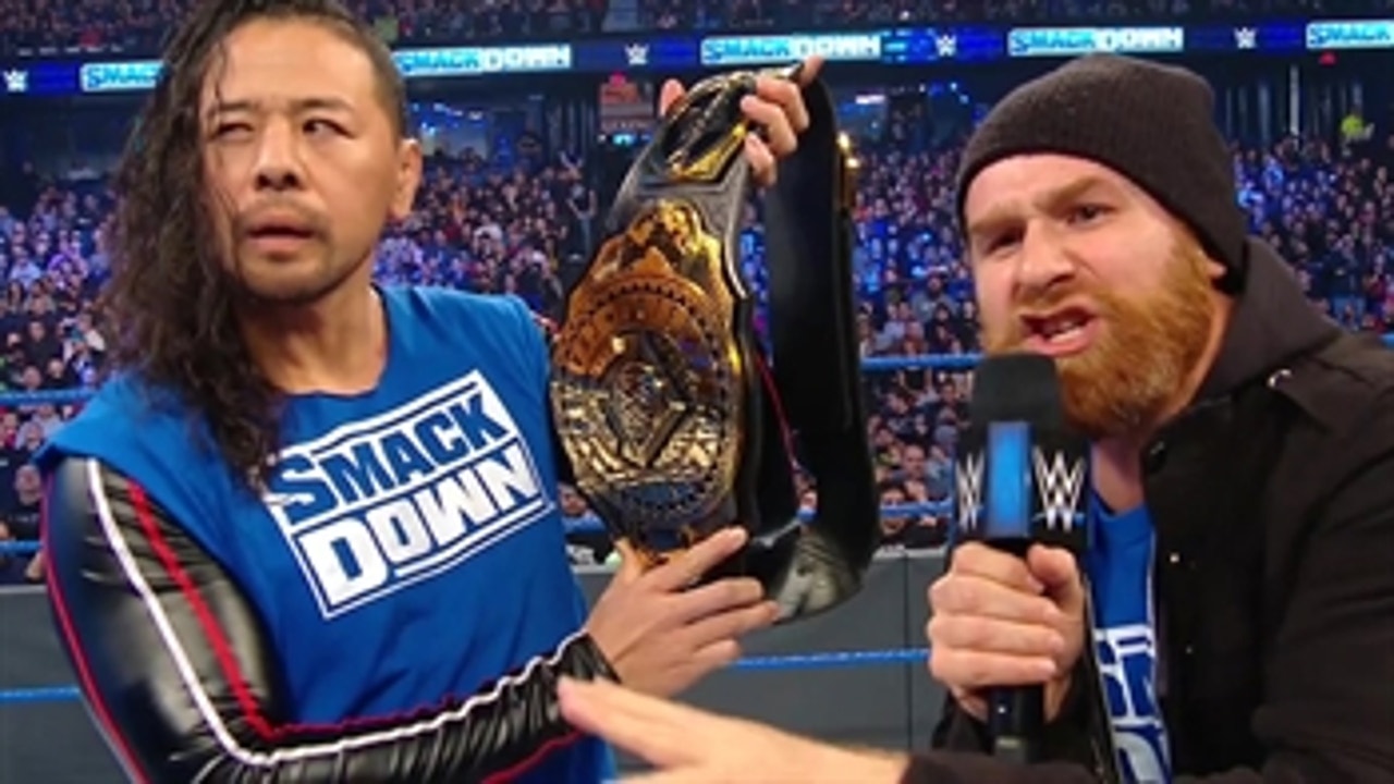 Sami Zayn unveils new Intercontinental Title for Shinsuke Nakamura