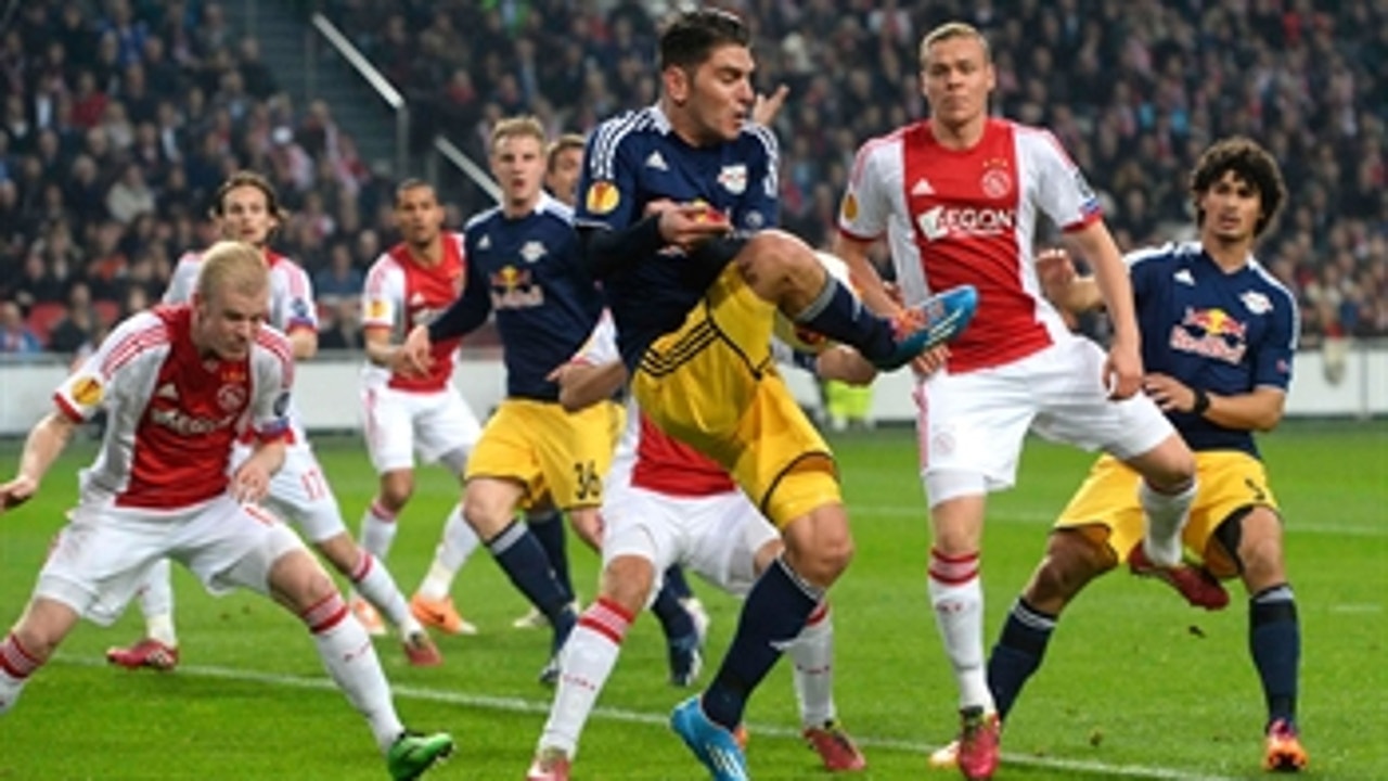 Ajax v Red Bull Salzburg UEFA Europa League Highlights 02/20/14