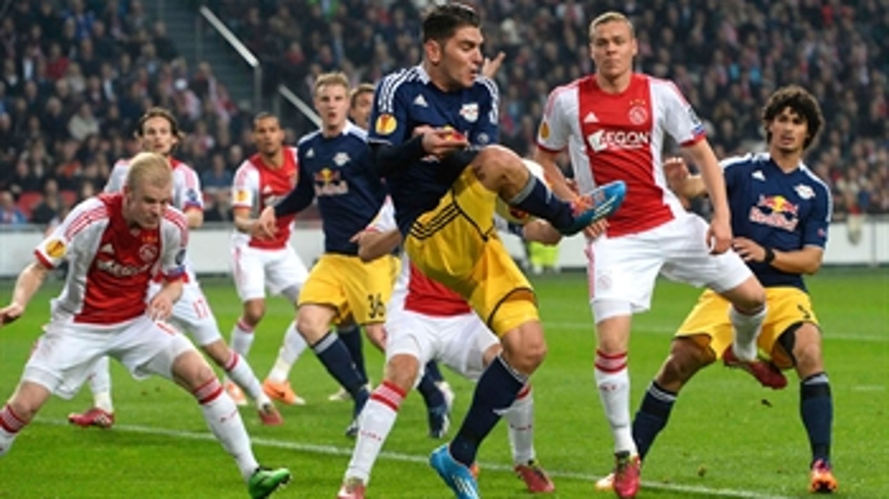 Ajax v Red Bull Salzburg UEFA Europa League Highlights 02/20/14