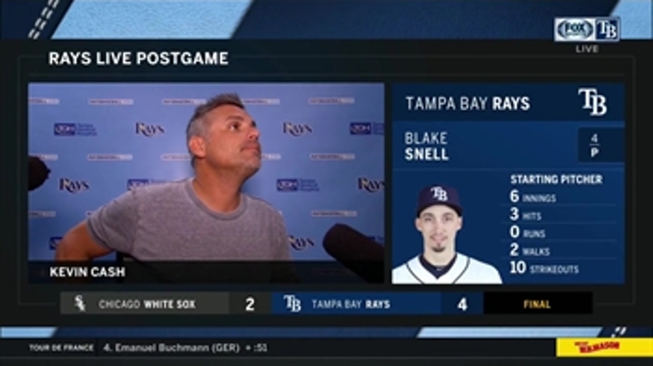 Kevin Cash talks Blake Snell, finally capitalizing on offense