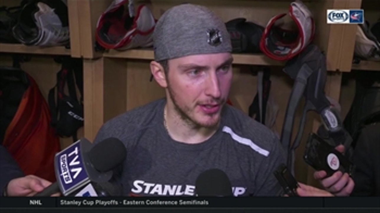 Matt Duchene thinks Blue Jackets weren't a punching bag while playing from ahead in Game 3