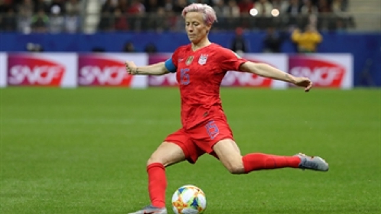 Megan Rapinoe smashes the stunning goal to give the U.S. a 9-0 lead over Thailand