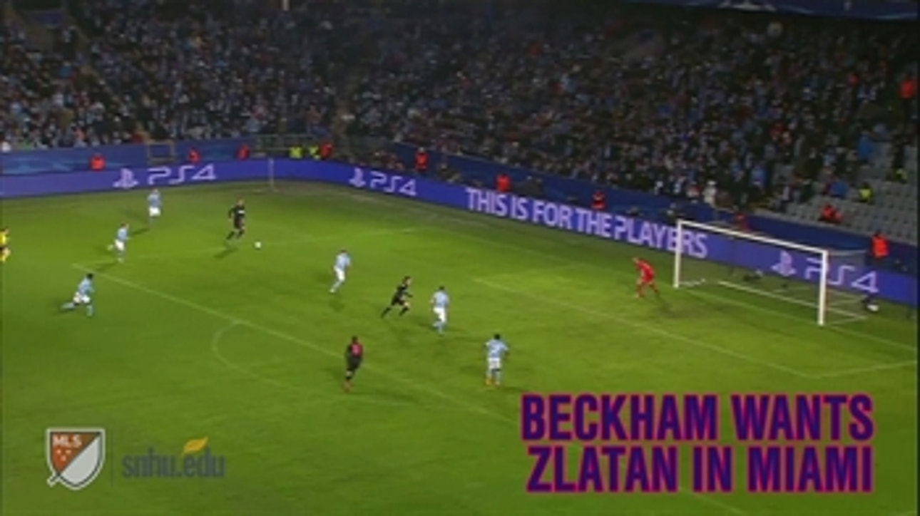 David Beckham wants Zlatan Ibrahimovic on his Miami team