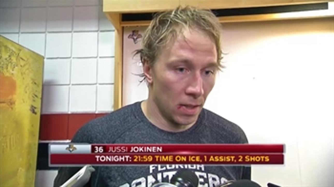 Jussi Jokinen says pressure was key for Panthers