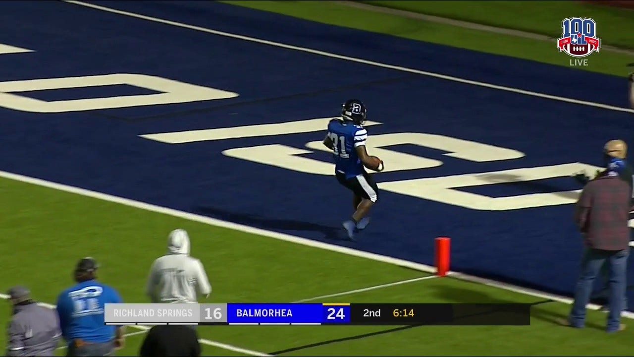 HIGHLIGHTS: Abraham rumbles for Balmorhea touchdown