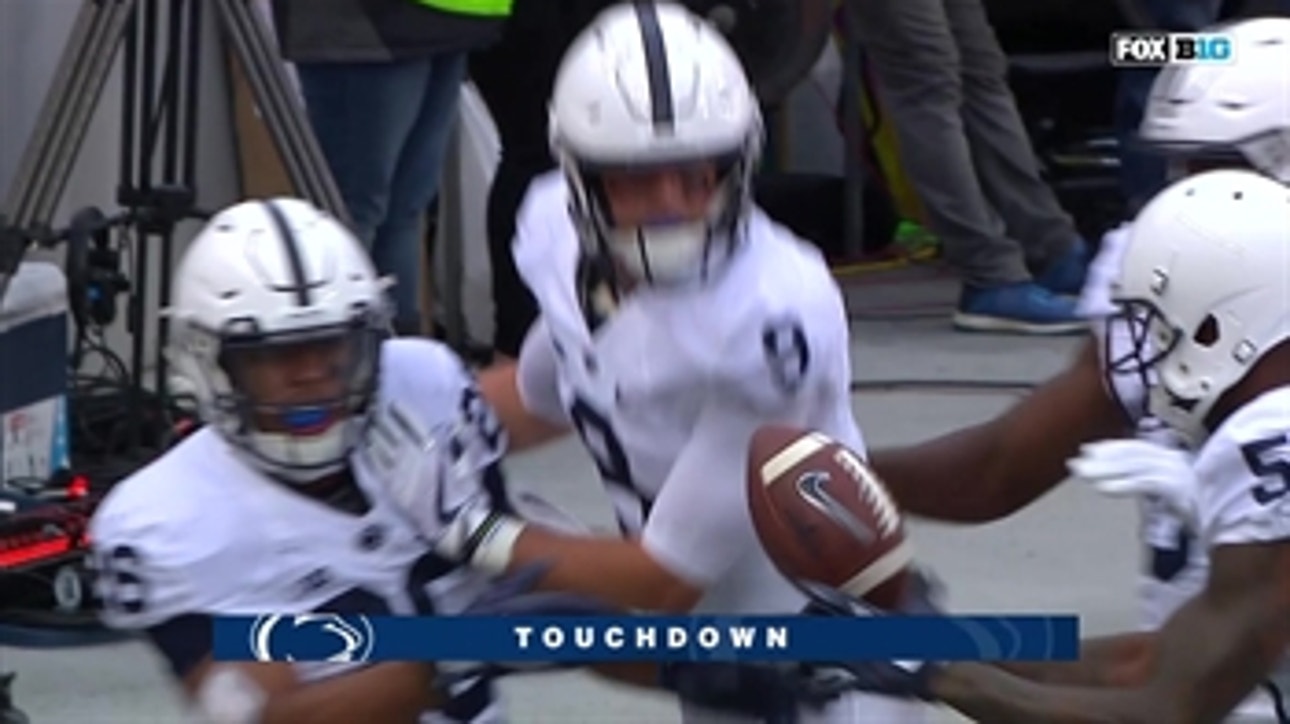 Nittany Lions roaring early as Saquon Barkley cuts through the Buckeyes' defense for a 37-yard TD