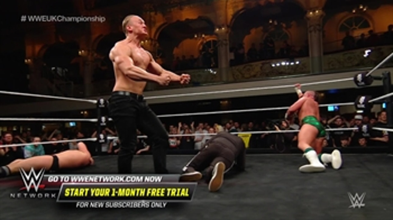 Ilja Dragunov accidently injures Joe Coffey: TakeOver: Blackpool II (WWE Network Exclusive)