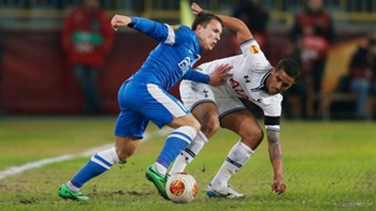 Tottenham stumbles against FK Dnipro