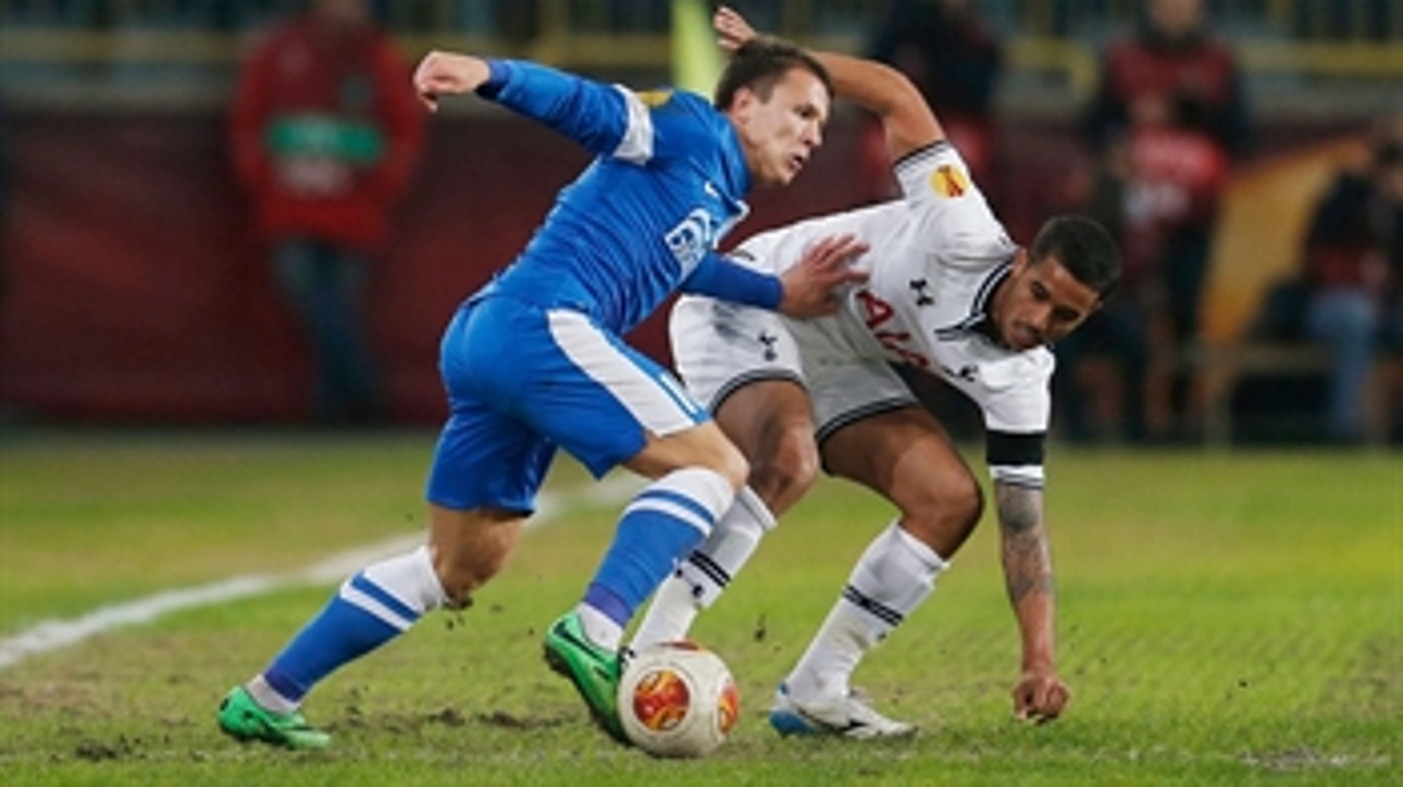 Tottenham stumbles against FK Dnipro