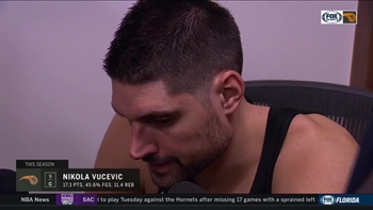 Nikola Vucevic examines Magic's offense after loss to Jazz