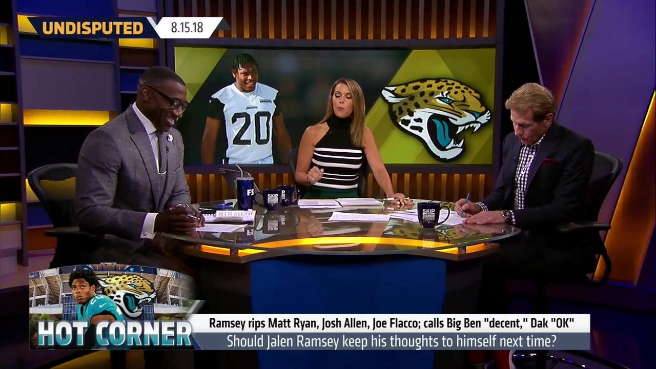 Shannon Sharpe had to laugh at Jalen Ramsey's latest comments about NFL QBs | NFL | UNDISPUTED