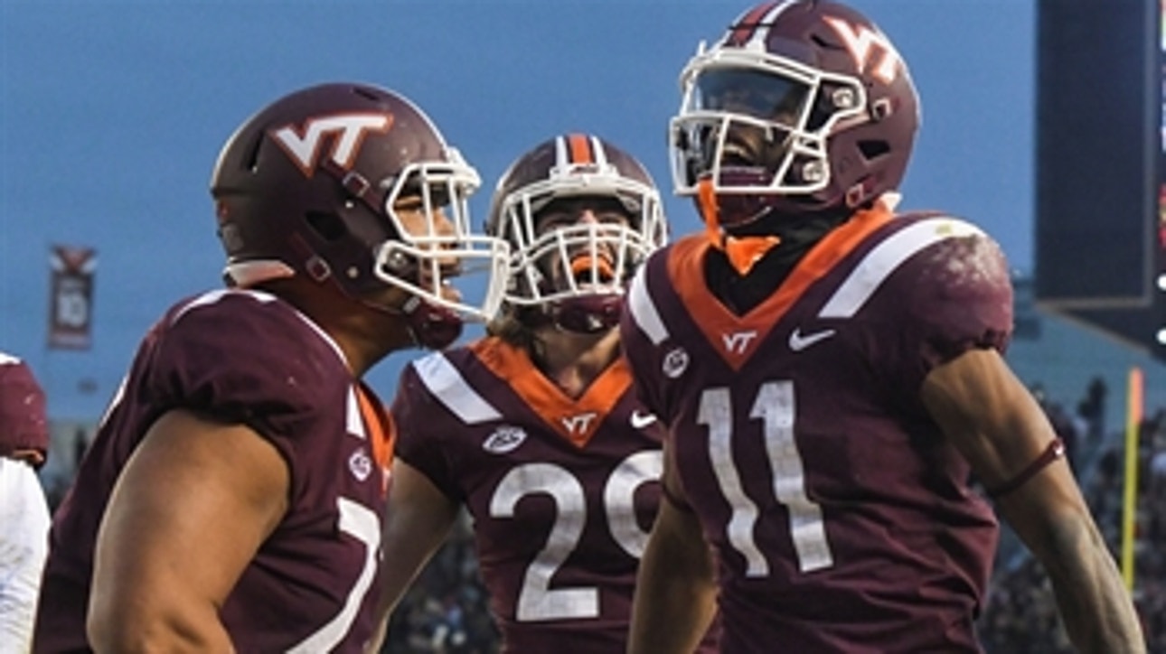 Virginia Tech's Tre Turner makes an unbelievable one-handed catch