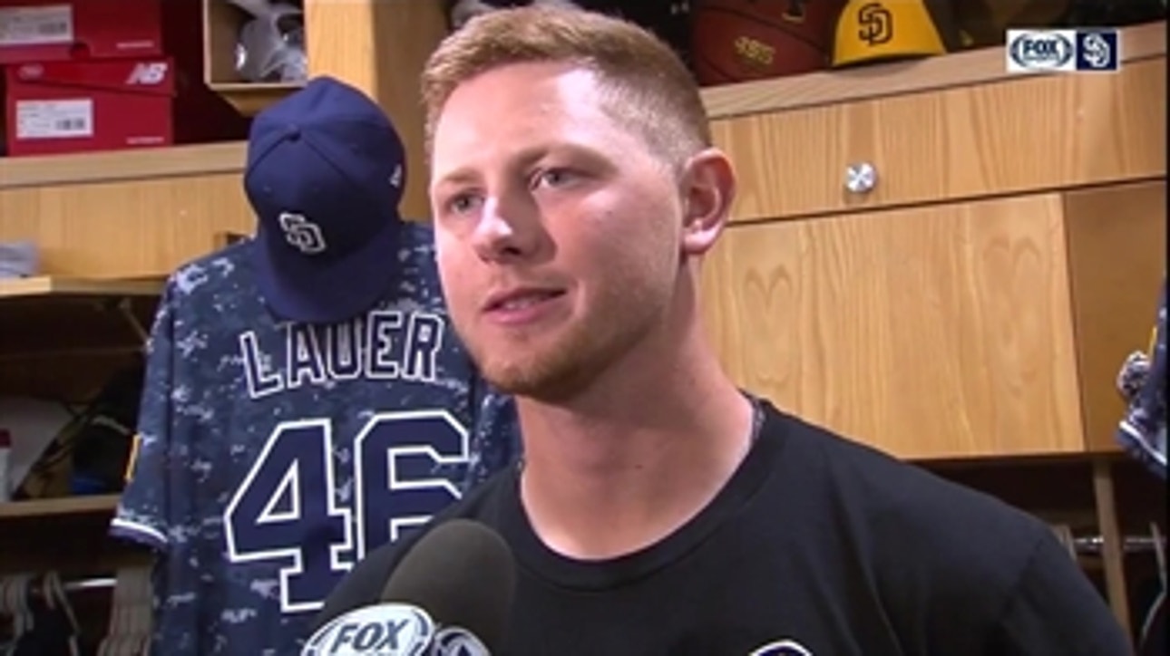 Eric Lauer goes over his performance after 4-2 loss to Reds