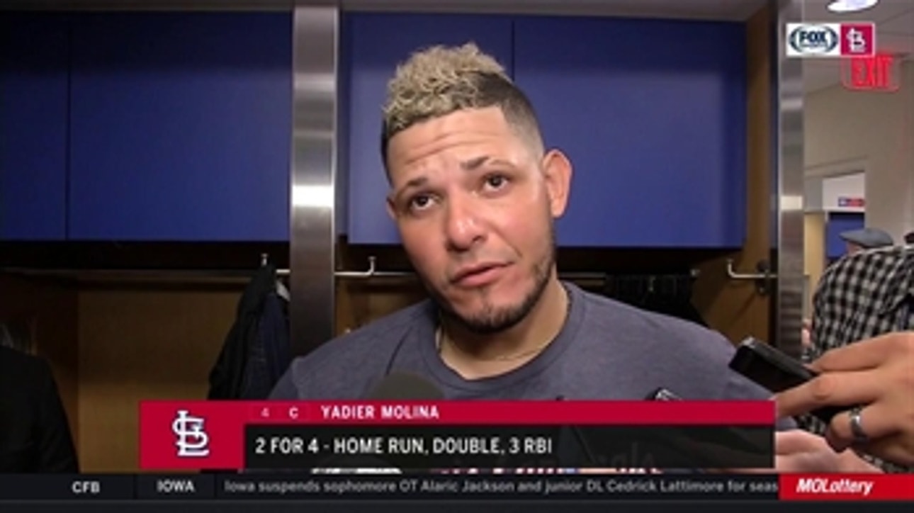 Yadi happy with Cards' success: 'We're just playing better baseball'