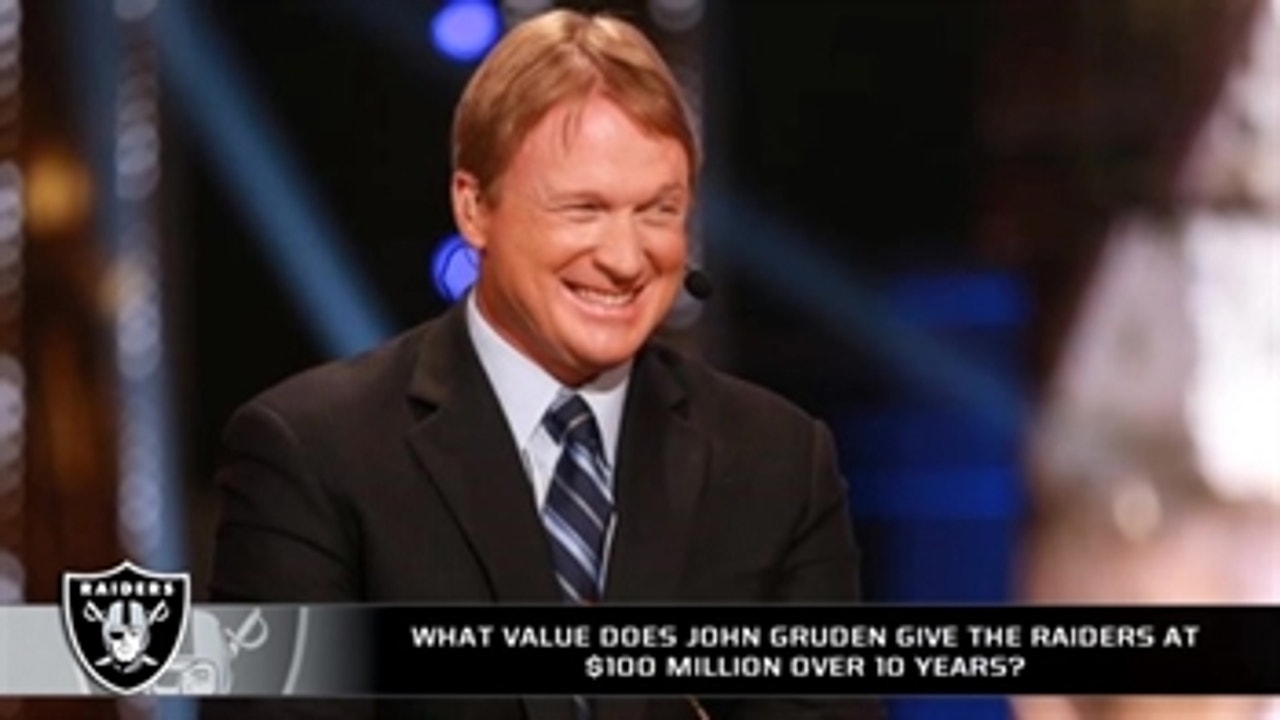 What value does Jon Gruden bring to the Raiders?
