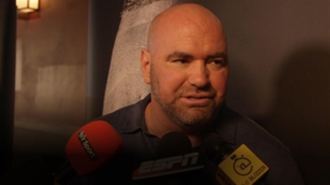 Dana White explains how he felt after Conor McGregor showed up late to the UFC 202 press conference