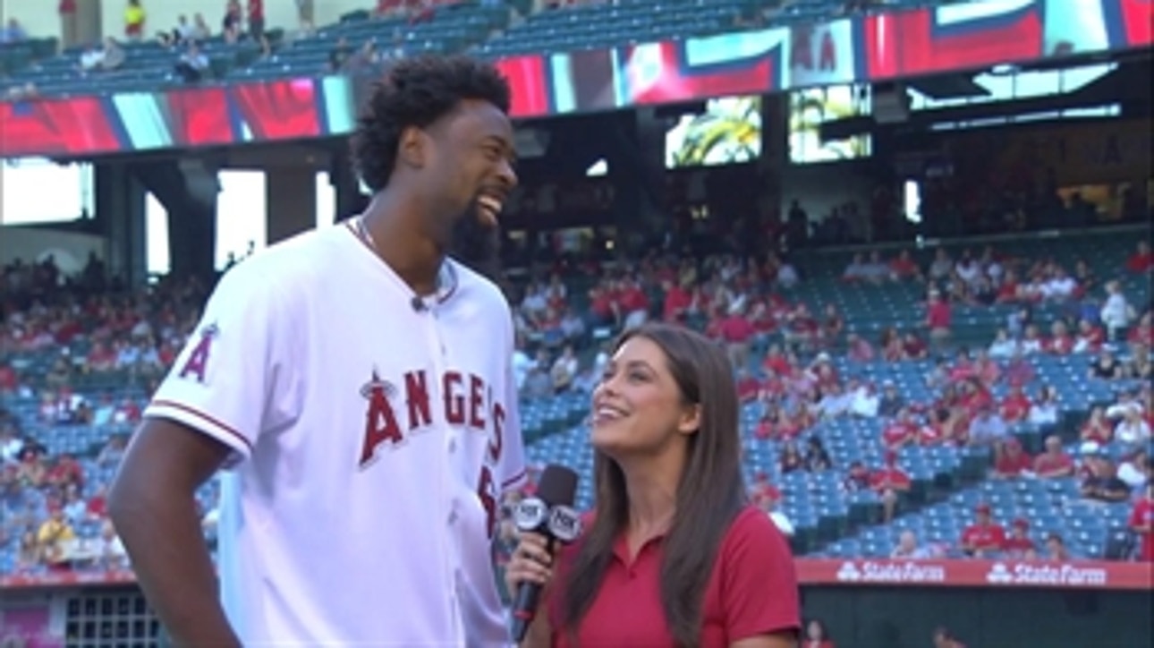DeAndre Jordan chats with Alex Curry