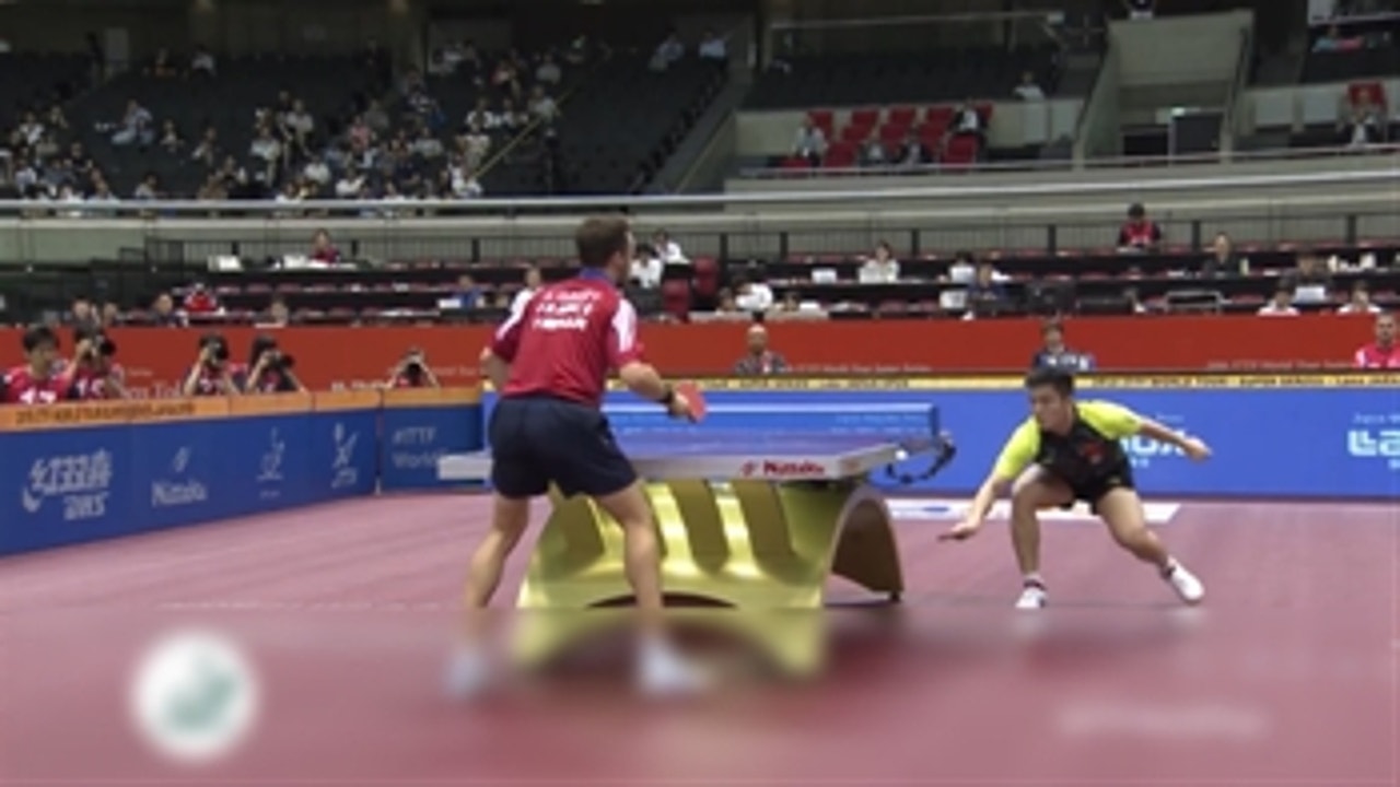 A pro table tennis player pulled off an insane trick shot that left us shaking our heads FOX Sports