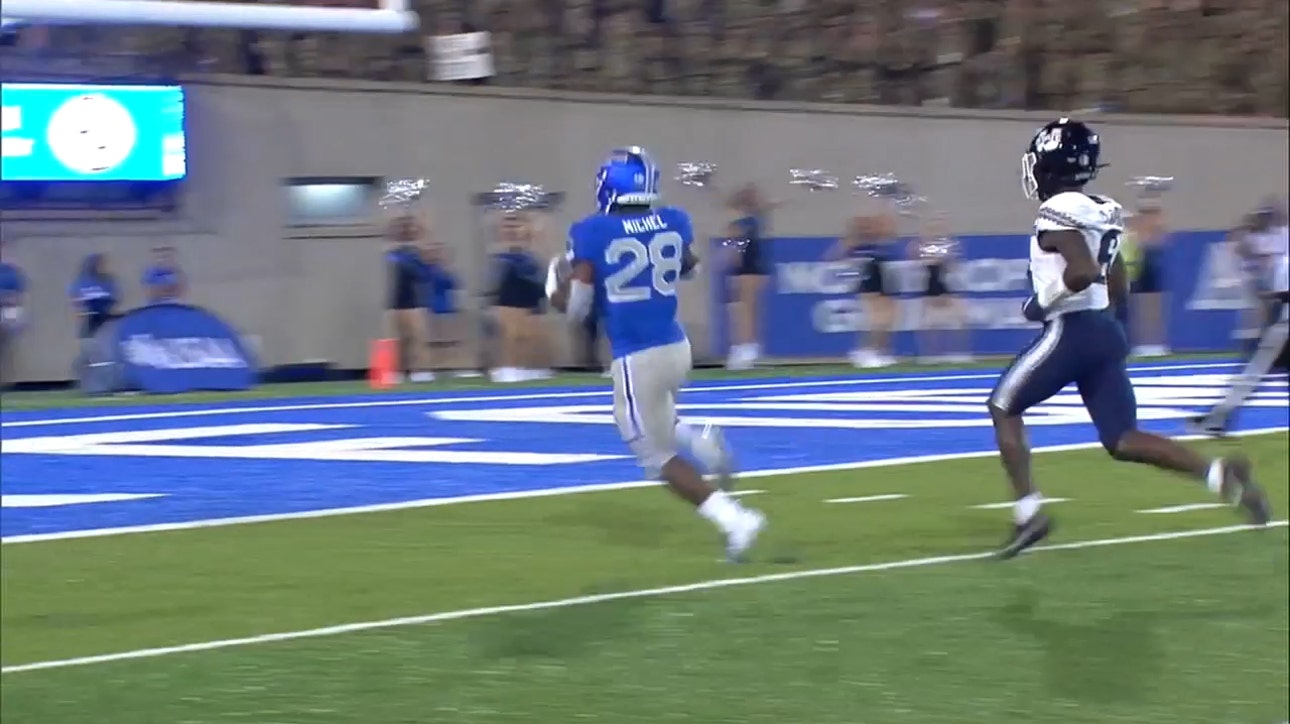 Air Force RB Emmanuel Michel rushes for over 100 yards, two TDs in the third quarter