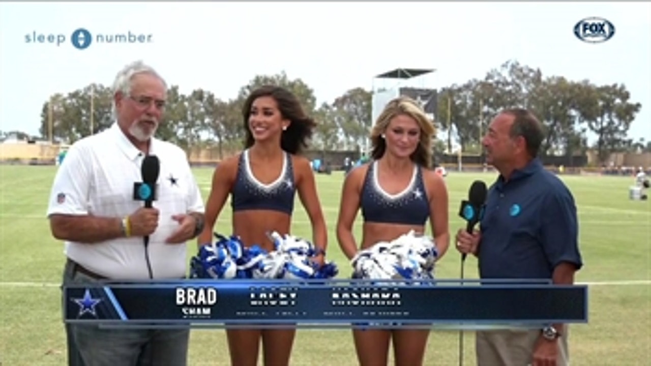 Cheerleaders join the show ' Inside Cowboys Training Camp