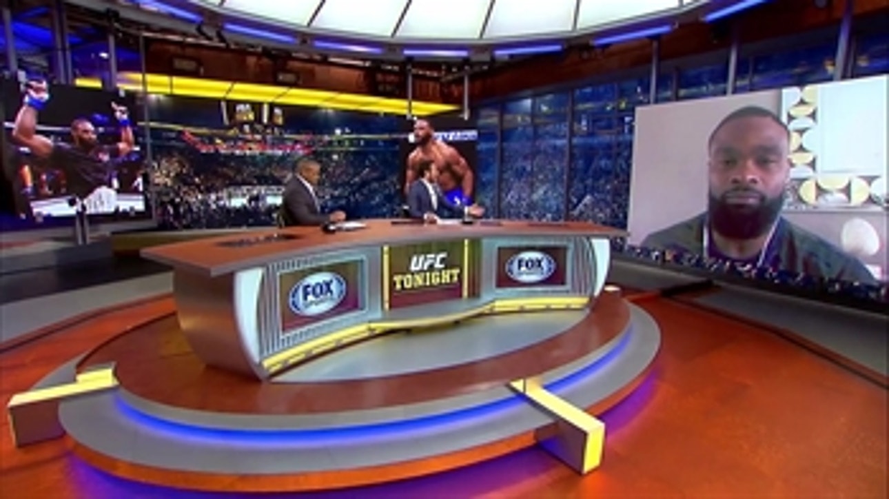 Tyron Woodley joins Daniel Cormier and Kenny Florian to talk about his next fight ' UFC TONIGHT