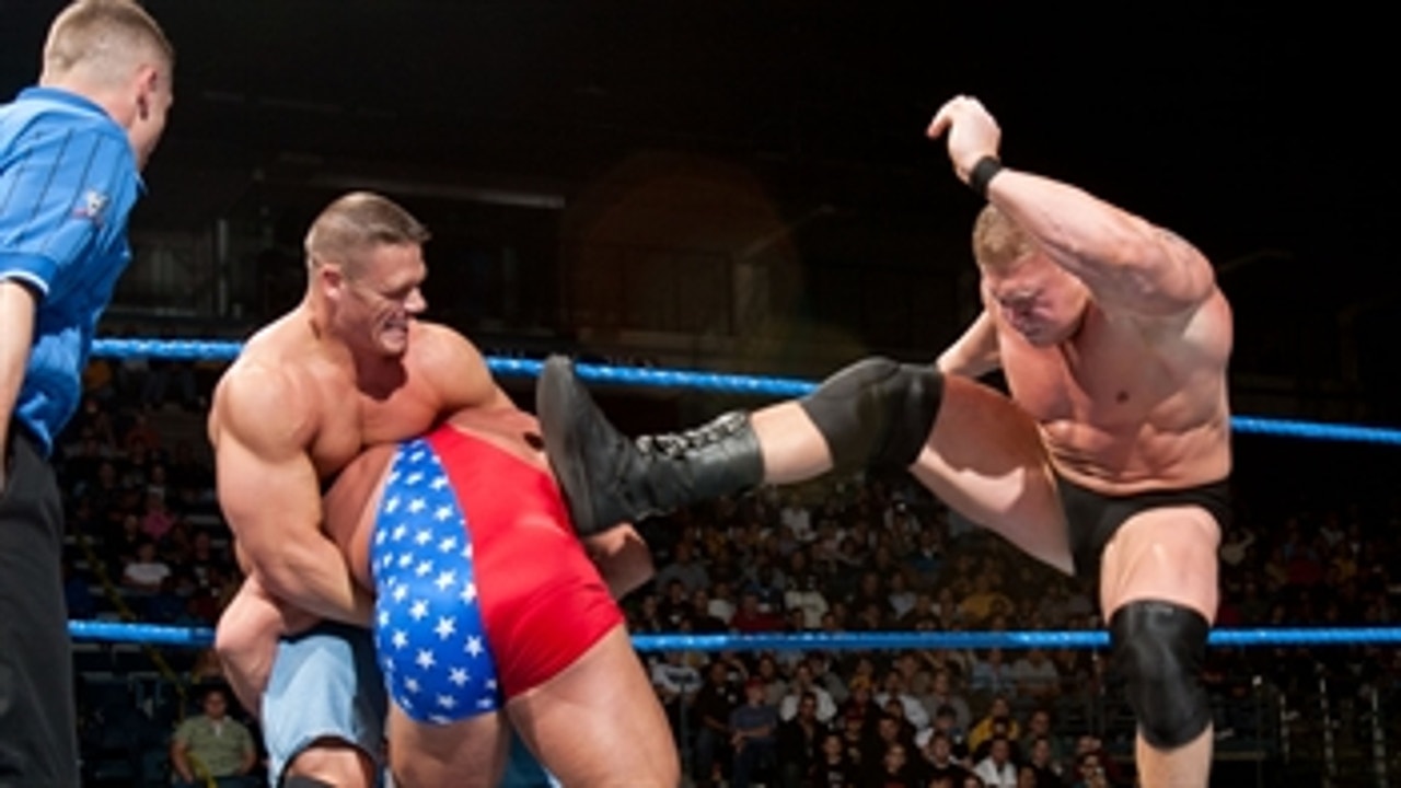 The Undertaker & Kurt Angle vs. John Cena & Brock Lesnar: SmackDown, Oct. 2, 2003 (Full Match)
