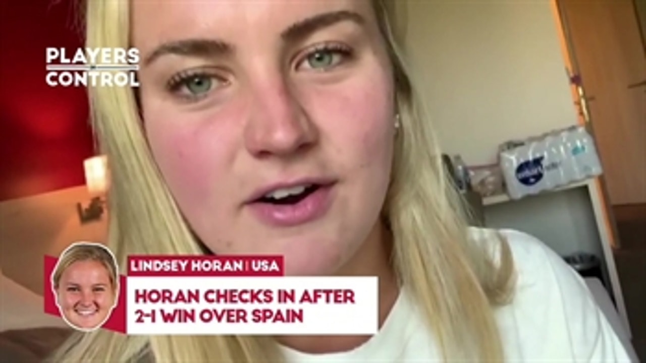 Lindsey Horan checks in after 2-1 win over Spain
