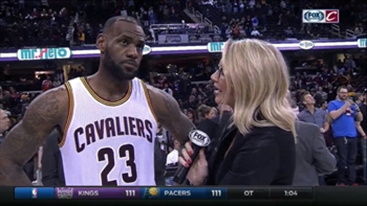 LeBron on Cavs' tough month: 'I'm happy that we're going through this right now'