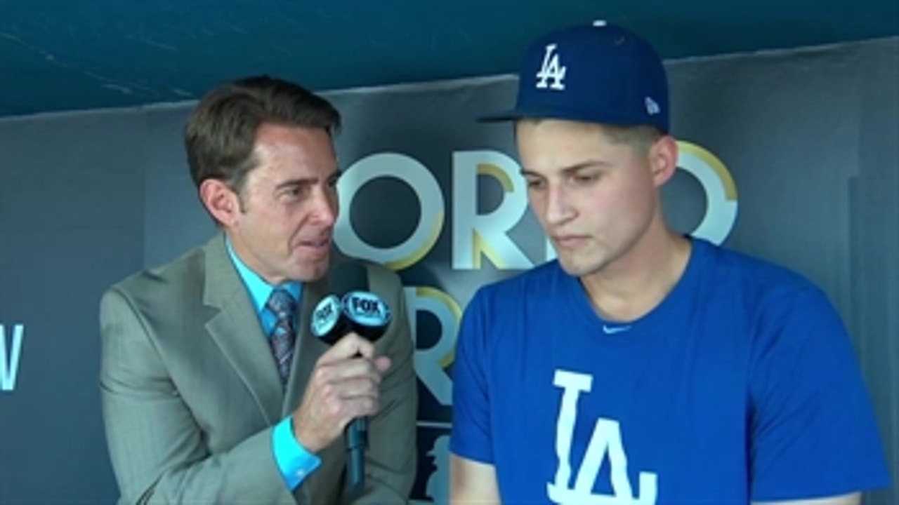 Corey Seager gives an update on his back injury after his postseason return