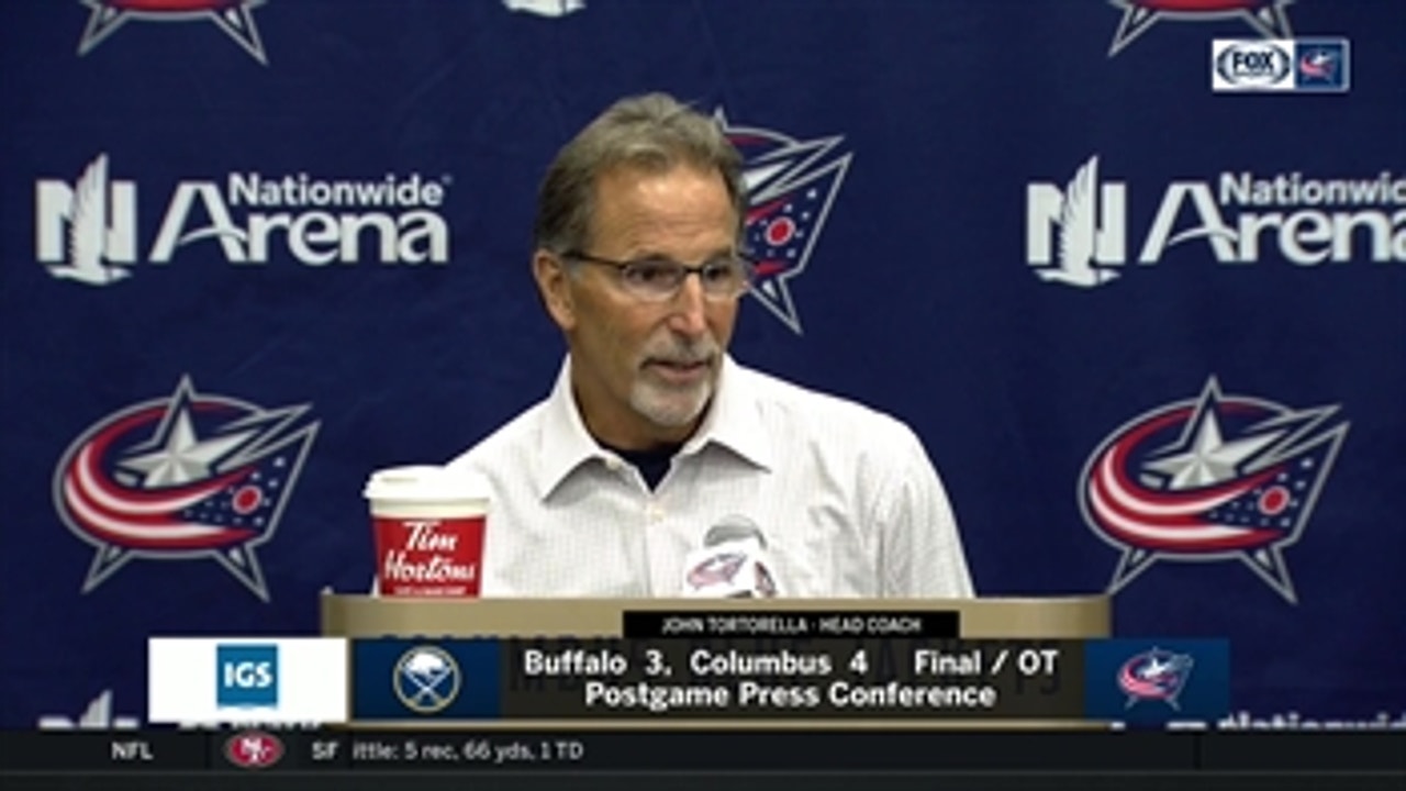 John Tortorella sees Blue Jackets' next three days as a great opportunity