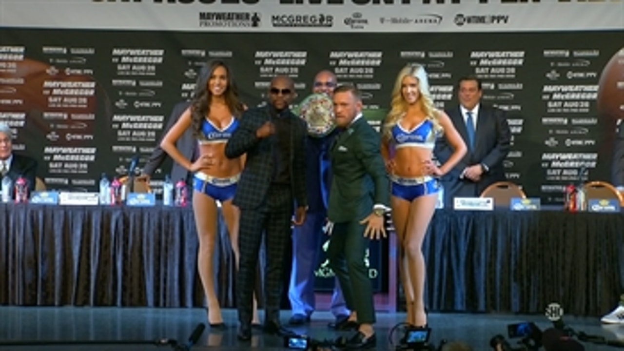The final Mayweather McGregor pre-fight press conference
