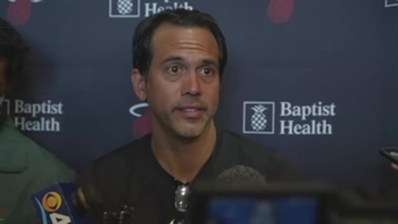 Erik Spoelstra on Heat's resilient mindset as they continue to fight for a playoff spot