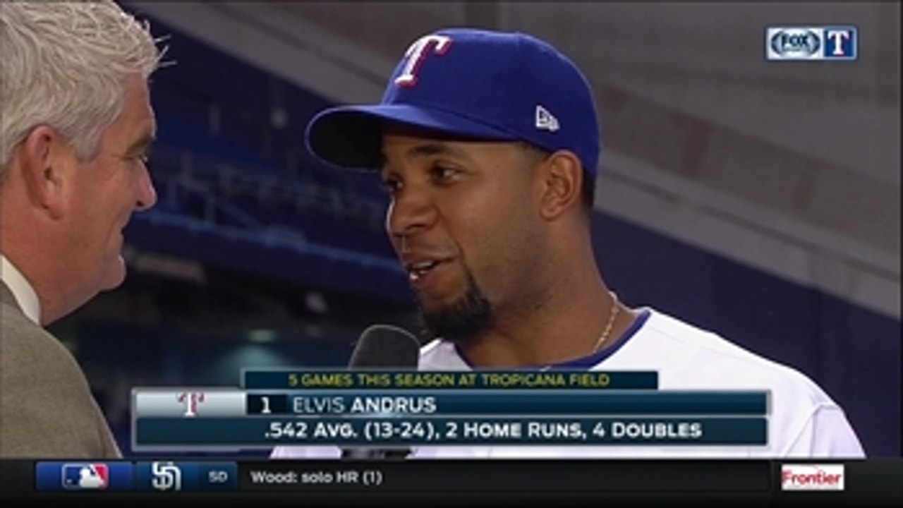 Elvis Andrus using the whole field in win over Houston