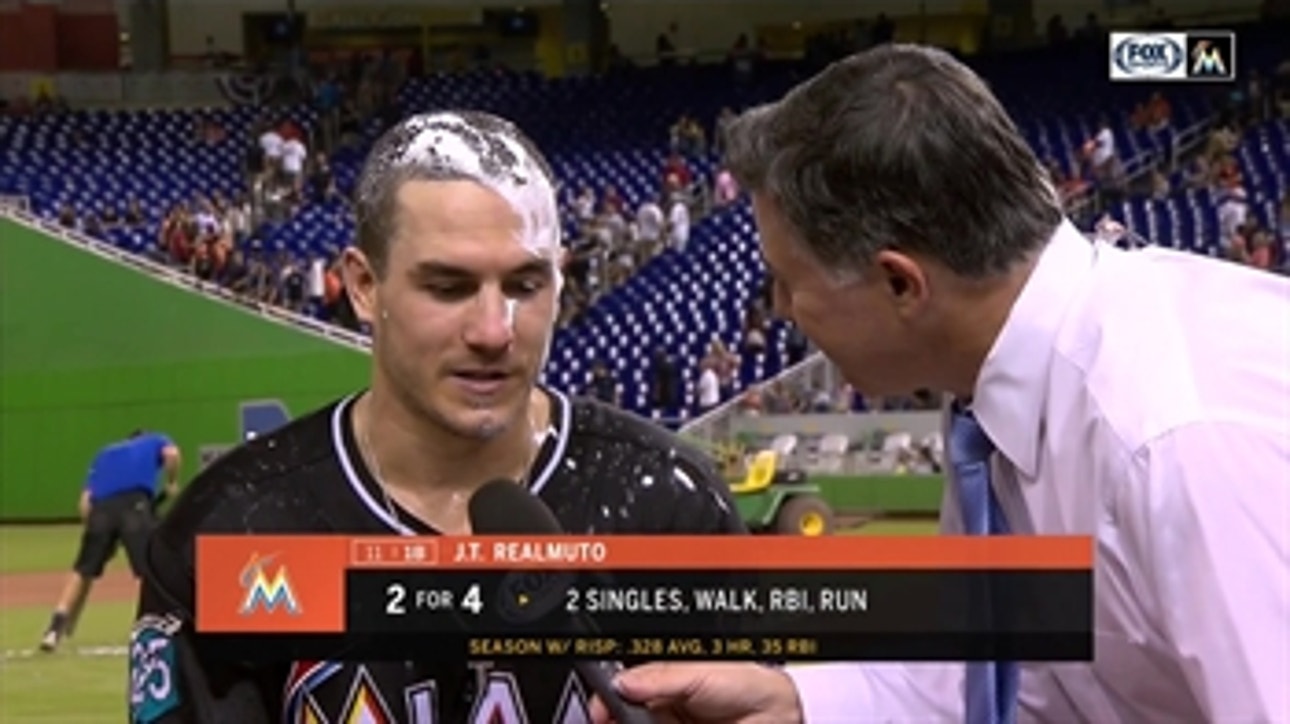 J.T. Realmuto: ‘I was just trying to get something up in the zone’