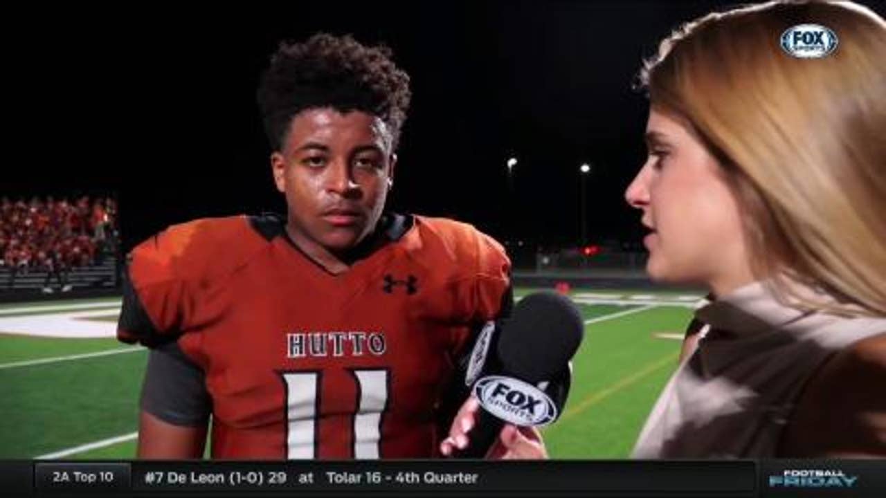 QB Chase Griffin - Hutto High School Post Game ' Football Friday