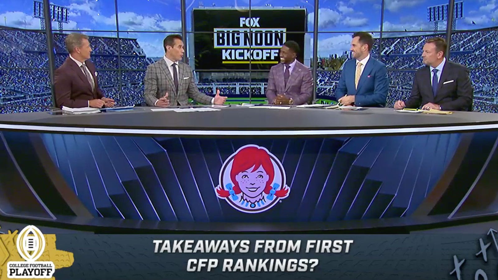 'We have a system that was flawed to begin with' - The 'Big Noon Kickoff' crew reacts to the first College Football Playoff rankings